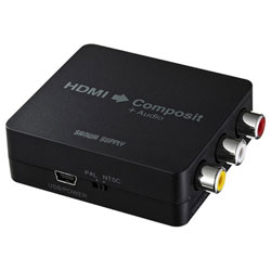 SANWA SUPPLY 熱販売 サンワサプライ 変換コンバーター HDMIメス RCAジャック VGACVHD3 【激安】 VGA-CVHD3 ⇒ コンポジット出力