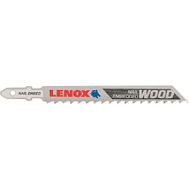 LENOX LENOX　バイメタルジグソブレード　Tシャンク　木材粗切り（釘入り可）高速切断　101．6mmX6山（5枚）　B406T5 1991407 1991407