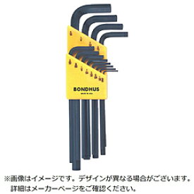 ボンダス ボンダス　六角L−レンチ　ロング　インチ　セット12本組（0．050−5／16） HLX12 HLX12