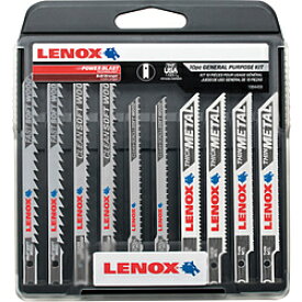 LENOX LENOX　ケース入り多目的Uシャンクジグソー10本セット　C450T，C416T，C320TS，B314T，B324T各2本 1994459 1994459