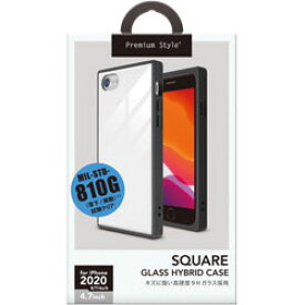 PGA iPhone SE（第2世代） ガラスハイブリッドケース ホワイト PG-20MGT10WH PG20MGT10WH [振込不可]