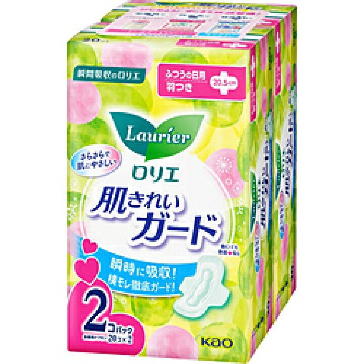 楽天市場 花王 ロリエ肌キレイガード 昼用 羽つき 個入り 2個パック 生理用ナプキン ソフマップ楽天市場店 楽天市場 花王 ロリエ肌キレイガード 昼用 羽つき 個入り 2個パック 生理用ナプキン ソフマップ楽天市場店