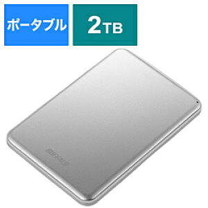 BUFFALO(�o�b�t�@���[�j HD-PUS2.0U3-SVD �O�t��HDD HD-PUSU3-D�V���[�Y �V���o�[ [�|�[�^�u���^ /2TB] HDPUS20U3SVD [�U���s��] [����s��]