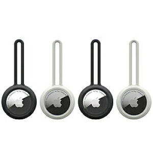 UAG �}�C�N���h�b�g�e�N�X�`���f�U�C�����[�v�^�C�v��AirTag�p�ی�P�[�X 4�p�b�N �u���b�N×2�A�}�V���}��×2 UAG-RUAITDL4SET UAGRUAITDL4SET