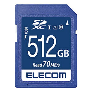ELECOM(GR) SDXCJ[h MF-FSU11R_XCV[Y MF-FS512GU11R m512GB /Class10n MFFS512GU11R y864z