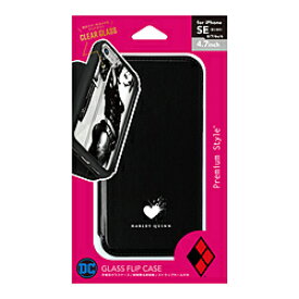 PGA iPhone SE/8/7/6s/6用 ガラスフリップケース [ハーレイ・クイン] Premium Style ハーレイ・クイン PG-WGF20M05HLQ PGWGF20M05HLQ
