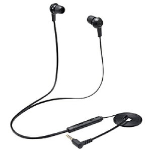 ELECOM(�G���R��) �w�b�h�Z�b�g �u���b�N HS-EP17TBK �m��3.5mm�~�j�v���O /���� /�C���z���^�C�v�n HSEP17TBK �y864�z