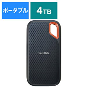 SanDisk(TfBXN) SDSSDE61-4T00-J25 OtSSD USB-C{USB-Aڑ GNXg[ V2 m4TB /|[^u^n SDSSDE614T00J25
