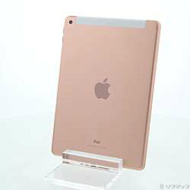 【中古】Apple(アップル) iPad 第6世代 128GB ゴールド MRM22J／A auロック解除SIMフリー【291-ud】