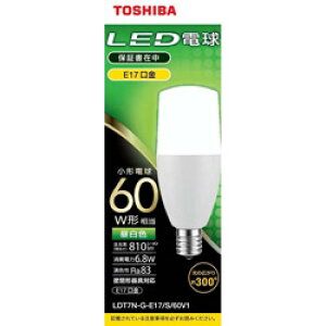 TOSHIBA() LEDdiT`j60W` F@E17 LDT7N-G-E17/S/60V1 LDT7NGE17S60V1 [Us]