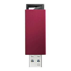 IO DATA(アイオーデータ) USB 3.1 Gen 1(USB 3.0)/2.0対応 USBメモリー 64GB レッド U3-PSH64G/R U3PSH64GR