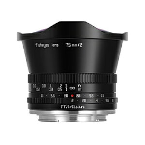 �������w �J���������Y 7.5mm f/2 C Fisheye �\�j�[E�}�E���g�EAPS-C TTArtisan 7.5mm f/2 E(B) �m�\�j�[E�n 7.5MMF2EB [����s��]