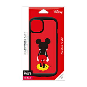 PGA iPhone 13 mini�Ή� 5.4inch �K���X�^�t�P�[�X Premium Style �~�b�L�[�}�E�X PG-DGT21J01MKY PGDGT21J01MKY