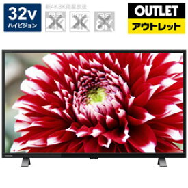 TVSREGZA 【リファービッシュ品】液晶テレビ REGZA(レグザ) 32V34(R) ［32V型 /ハイビジョン /YouTube対応］ *32V34R 【852】 [振込不可]