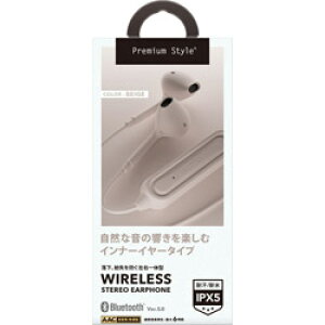 PGA �u���[�g�D�[�X�C���z�� �C���i�[�C���[�^ Premium Style �x�[�W�� PG-BTE12IE5BE �m���C�����X(���E�R�[�h) /Bluetooth�Ή��n PGBTE12IE5BE