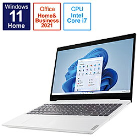 Lenovo(レノボジャパン) ノートパソコン IdeaPad L360i ブリザードホワイト 82HL00C1JP [15.6型 /Windows11 Home /intel Core i7 /Office HomeandBusiness /メモリ：8GB /SSD：512GB /2021年11月モデル] 82HL00C1JP