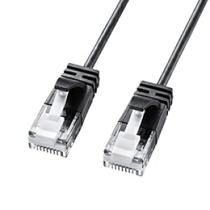 SANWA SUPPLY(�T�����T�v���C) LAN�P�[�u�� �u���b�N KB-SL6A-05BK �m5m /�J�e�S���[6A /�X�^���_�[�h�n KBSL6A05BK