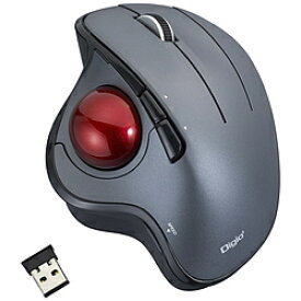 Nakabayashi マウス トラックボール(Chrome/Mac/Windows11対応) グレー MUS-TRIF180GY ［光学式 /無線(ワイヤレス) /5ボタン /USB］ MUSTRIF180GY
