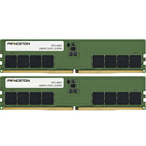 PRINCETON(�v�����X�g��) ���݃����� �f�X�N�g�b�vPC�p DDR5-4800 UDIMM PD5-4800-16GX2 �mDIMM DDR5 /16GB /2���n PD5480016GX2
