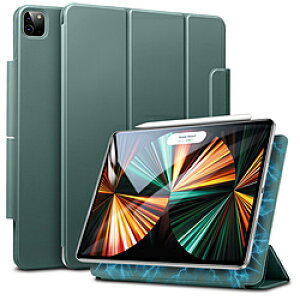 ESR 12.9�C���` iPad Pro�i��6/5/4����j�p Rebound �}�O�l�b�g�X�����P�[�X Pencil���[ �܂肽���ݎ� �t�H���X�g�O���[�� REBOUNDMAGNETICCASE �y864�z