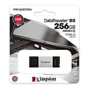 Kingston USB DataTraveler 80(Chrome/Mac/Windows) KF-U2M256-7I m256GB /USB TypeC /USB3.2 /Lbvn KFU2M2567I y864z