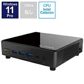 ECS(イーシーエス) LIVAZ3-8/64-W11Pro(N5100) デスクトップパソコン LIVA Z3 N5100 ［モニター無し /intel Celeron /メモリ：8GB /eMMC：64GB /2022年6月モデル］ LIVAZ3864W11PRON5100