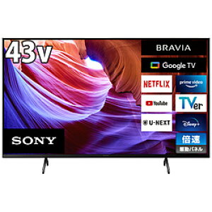 SONY(\j[) ter BRAVIA(urA) KJ-43X85K m43V^ /BluetoothΉ /4KΉ /BSECS 4K`[i[ /YouTubeΉn KJ43X85K y͂wsz