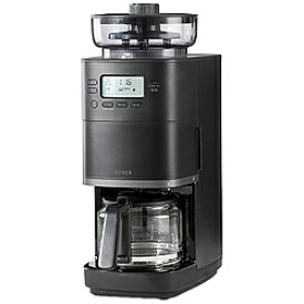 SIROCA コーン式全自動コーヒーメーカー カフェばこPRO SC-C251K ［全自動 /ミル付き］ SCC251K