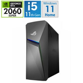 ASUS(エイスース) ゲーミングデスクトップパソコン ROG Strix G10CE グレー G10CE-I5R2060SBY[RTX2060SUPER］ G10CEI5R2060SBY