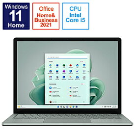 Microsoft(マイクロソフト) Surface Laptop 5 13.5インチ セージ [Windows 11 Home/Core i5/メモリ:8GB/SSD:512GB] R1S-00061 R1S00061
