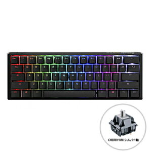 DUCKY �Q�[�~���O�L�[�{�[�h One 3 Mini 60% Classic(�p��z��) �u���b�N / �z���C�g dk-one3-classic-bw-rgb-mini-silver �m�L�� /USB�n ONE3CLASSICBWMINISV [�U���s��]