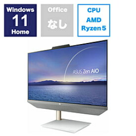 ASUS(エイスース) M5401WYAK-WA010W デスクトップパソコン ZenAiO 24 ホワイト ［23.8型 /AMD Ryzen5 /メモリ：16GB /SSD：512GB /2022年11月モデル］ M5401WYAKWA010W