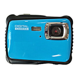 ノア 防水デジタルカメラ 水深3m 単4電池モデル Veldo（ヴェルド） ブルー(限定カラー) TN-WTP-CAM01/BLU ［防水］ TNWTPCAM01BLU