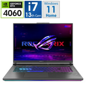 ASUS(�G�C�X�[�X) G814JV-I7R4060 �Q�[�~���O�m�[�g�p�\�R�� ROG Strix G18 �G�N���v�X�O���[ �mRTX 4060/Windows11 Home/intel Core i7/�������F16GB/SSD�F512GB/���{��ŃL�[�{�[�h�n G814JVI7R4060 [�U���s��]