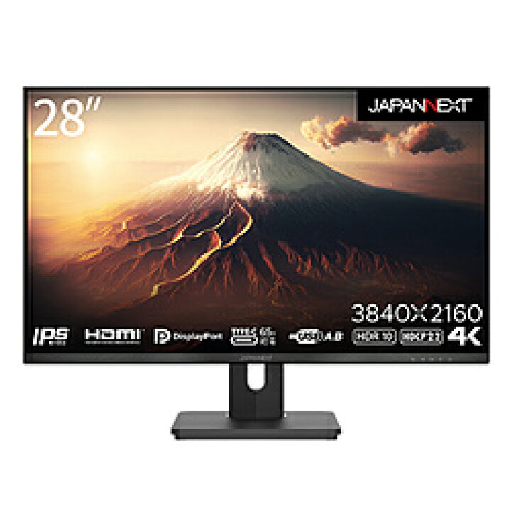 楽天市場】JAPANNEXT USB-C接続 PCモニター JN-IPS282UHDR-C65W ［28型 
