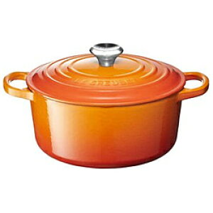 LECREUSET �V�O�j�`���[ �R�R�b�g�E�����h 22cm �I�����W�i�����j 21177220900430 21177220900430
