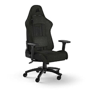 �y���������z CORSAIR(�R���Z�A) CF-9010051-WW �Q�[�~���O�`�F�A [�V�[�g W380xD510xH1230�`1330mm] TC100 Fabric(�t�@�u���b�N���f��) �u���b�N CF9010051WW