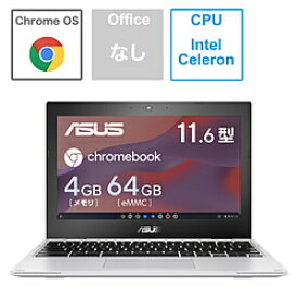 ASUS(エイスース) ノートパソコン Chromebook CX1(CX1102) トランスペアレントシルバー CX1102CKA-N00010 ［11.6型 /Chrome OS /intel Celeron /メモリ：4GB /eMMC：64GB /無し /日本語版キーボード /2023年5月モデル］ CX1102CKAN00010