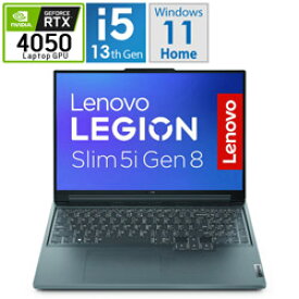 Lenovo(レノボジャパン) 82YA0088JP ゲーミングノートパソコン Legion Slim 5i Gen 8 ストームグレー ［16.0型 /Windows11 Home /intel Core i5 /メモリ：16GB /SSD：512GB /無し /日本語版キーボード /2023年5月モデル］ 82YA0088JP