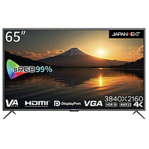JAPANNEXT PCj^[ JN-V6500UHDR-N m65^ /4K(3840×2160j /Ch /180Hzn JN-V6500UHDR-N y͂wsz