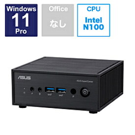 ASUS(エイスース) PN42-SN044AU デスクトップパソコン Mini PC(Intel N100) ブラック ［モニター無し /intel N100 /メモリ：4GB /SSD：128GB /2023年7月モデル］ PN42SN044AU