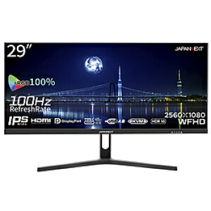 JAPANNEXT USB-Cڑ PCj^[ JN-IPS291WFHDR-C65W m29^ /UltraWide FHD(2560×1080j /Ch /480Hzn JN-IPS291WFHDR-C65W y864z