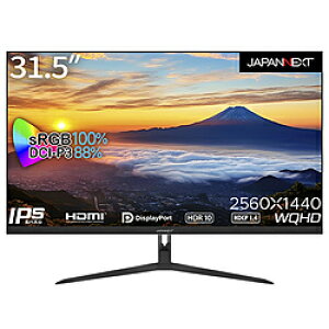JAPANNEXT PCj^[ JN-IPS3150WQHDR m31.5^ /WQHD(2560×1440j /Ch /200Hzn JN-IPS3150WQHDR