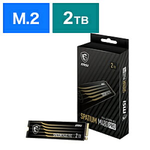 MSI(GGXAC) SSD PCI-Expressڑ SPATIUM M480 PRO S78-440Q600-P83 m2TB /M.2n S78440Q600P83 [Us] [s]