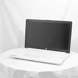 【中古】hp(エイチピー) HP 15-db0221AU 6ML82PA-AAAA ピュアホワイト 〔Windows 10〕【291-ud】