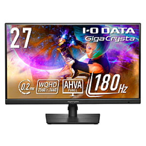 IO DATA(ACI[f[^) LCD-GDQ271JA Q[~Oj^[ GigaCrysta 5Nۏ ubN m27^ /WQHD(2560×1440j /Ch /180Hzn LCDGDQ271JA