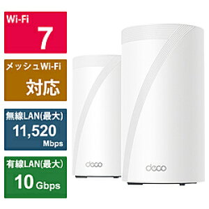 TPLINK BE22000 gCohbVWi-Fi 7[^[ 2pbN DECOBE852P DECOBE852P