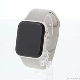 【中古】Apple(アップル) Apple Watch SE 第2世代 GPS + Cellular 44mm スターライトアルミニウムケース スターライトスポーツバンド【291-ud】