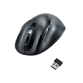 ELECOM(エレコム) マウス EX-G PRO Lサイズ 抗菌(Chrome/Android/iPadOS/iOS/Mac/Windows11対応) ブラック M-XGL50MBSKBK ［無線(ワイヤレス) /BlueLED /8ボタン /Bluetooth・USB］ MXGL50MBSKBK