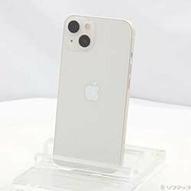 【中古】Apple(アップル) iPhone13 256GB スターライト MLNJ3J／A SIMフリー【291-ud】